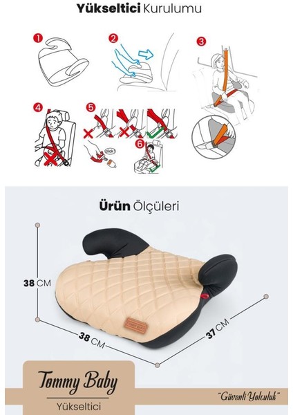 Yükseltici 15-36 kg Yükseltici Oto Koltuğu fiyatları