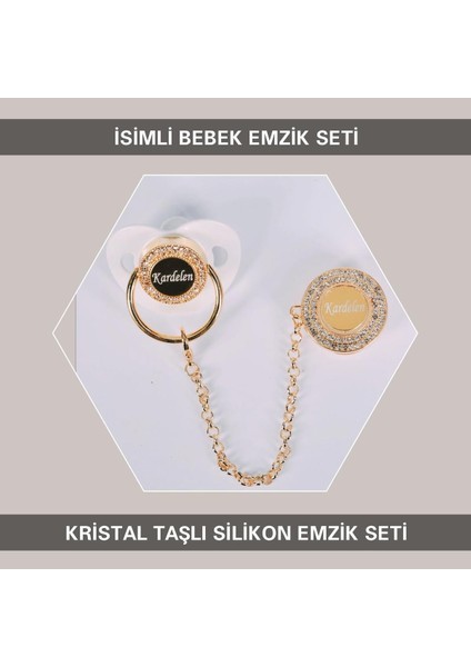 Isimli Bebek Silikon Emzik Seti (0-6 Ay Yeni Doğan) SAHI_0726