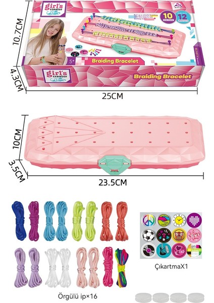 El Ipi Örgü Oyuncak Dıy Dostluk Elastik El Ipi Yapma Seti (Yurt Dışından) indirimleri