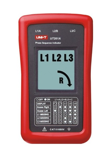 Uni-T Ut 261A Dijital Faz Sırası Ölçer