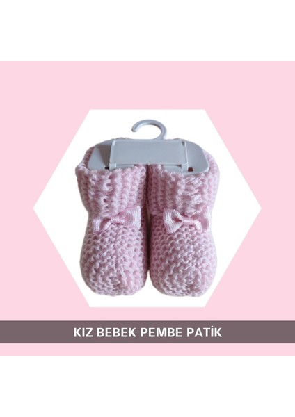 Pembe Renk Erkek Bebek Patik - SAHI_0366