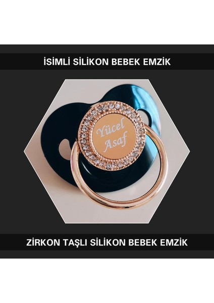 Isimli Bebek Silikon Emzik (0-6 Ay Yeni Doğan) SAHI_0579
