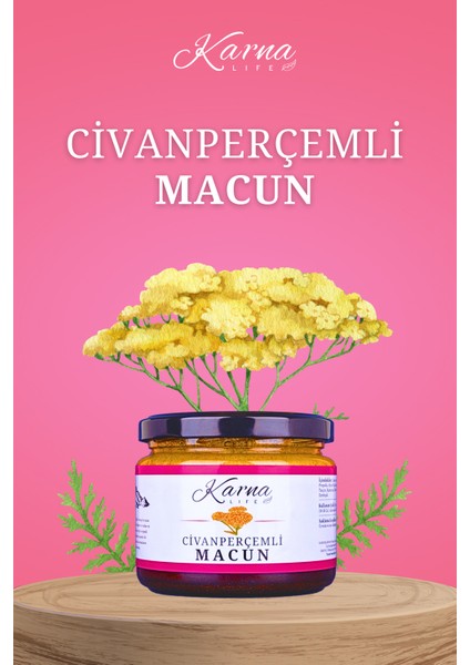 Civanperçemli Macun Hayıt Tohumlu 400 gr