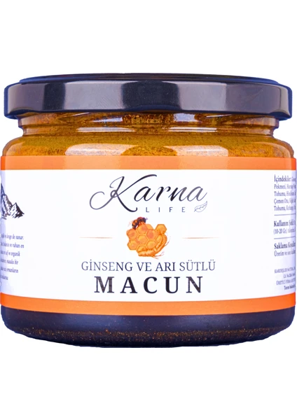 Karna Life Ginsengli Arı Sütlü Macun 400 gr