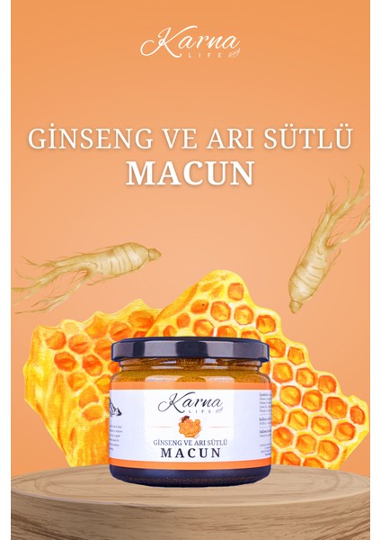 Ginsengli Arı Sütlü Macun 400 gr