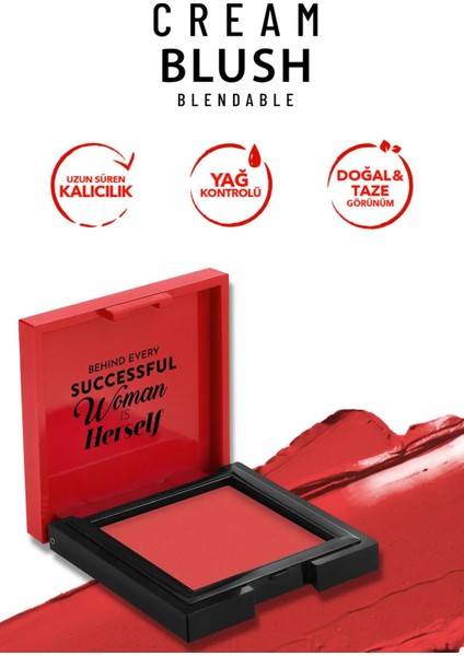 Cream Blush - Krem Allık 43 Scarlett modelleri