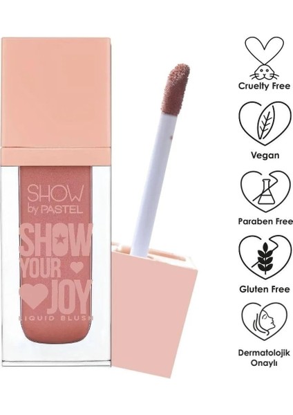 Show By Pastel Show Your Joy Liquid Blush - Likit Allık 53 modelleri
