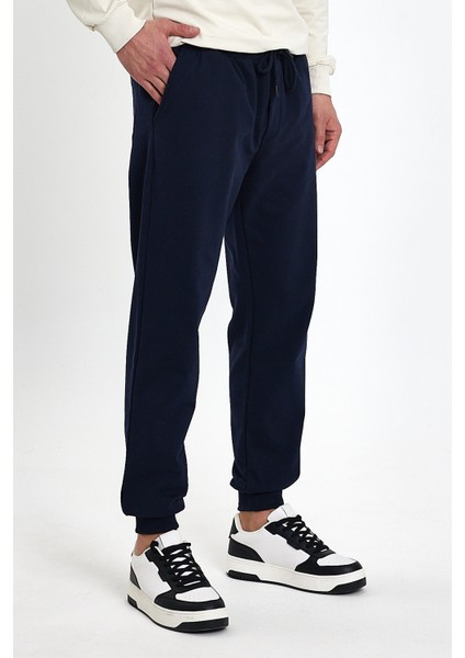 Erkek Lacivert Eşofman Altı Cepli Standart Fit Rahat Kalıp modelleri