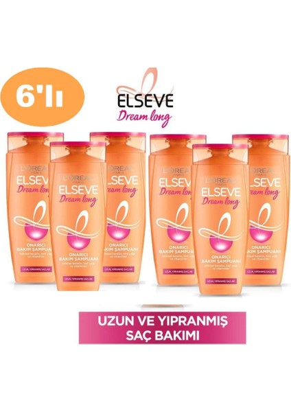 Dream Long Onarıcı Bakım Şampuanı 390ml X6 Adet