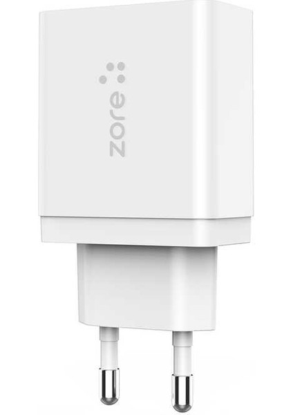 Ipad, Apple Iphone, Samsung, Huawei, Xiaomi Uyumlu Pd ve USB Çıkışlı Qc 3.0 Hızlı Şarj Başlığı Adaptörü