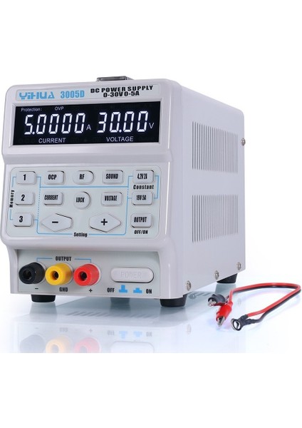 3005D Program Kontrollü Psu Dc Güç Kaynağı | 5A | 0-30V