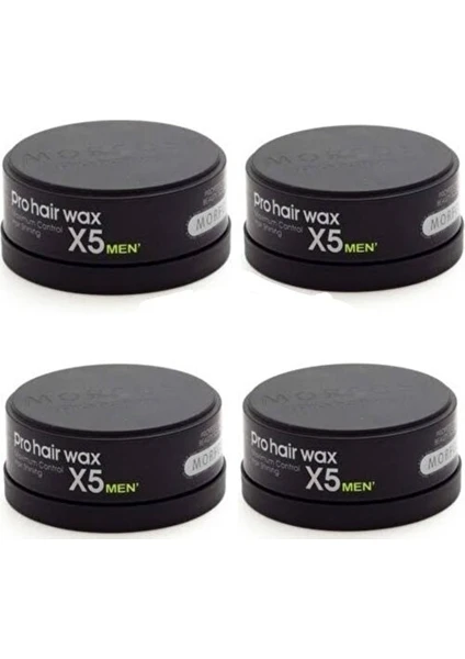 Morfose Maximum Control X5 Wax 150 ml Siyah  4 Adet