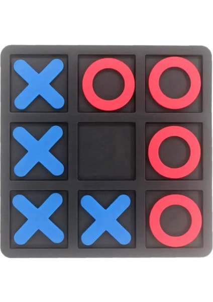 Siyah Stil Tic Tac Toe Bilişsel Öğrenme Oyuncakları Öküz Satranç Bulmaca Tahta Oyunu Gençler Çocuklar Için Xxuf (Yurt Dışından)