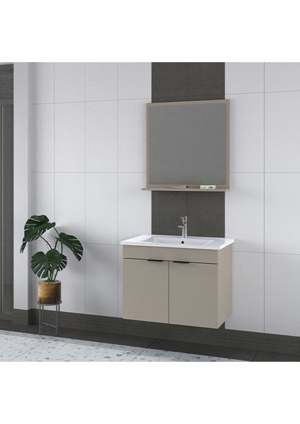 Arya 75 cm Latte Banyo Dolabı