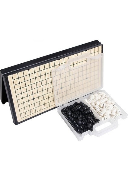 M 24X24CM Stili cm Taşınabilir Manyetik Git Oyun Seti Tek Dışbükey Manyetik Plastik Taş Katlanabilir Kurulu Parti Seyahat Balıkçılık Kaynağı (Yurt Dışından)