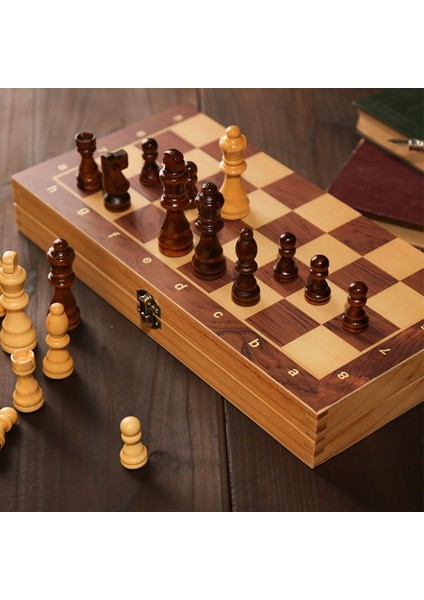 24-24CM Tarzı Ahşap Satranç Taşınabilir 32 Altın Gümüş Satranç Seti Lüks Tavla Dama Seyahat Oyunu Satranç Taşları Tahtası Profesyonel Ajedrez (Yurt Dışından) modelleri