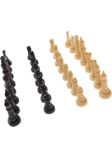 32 Pieces Plastic International Chess Set Clatandard Pieces For Chess Lover Gift Entertainment Toys (Yurt Dışından) fiyatları