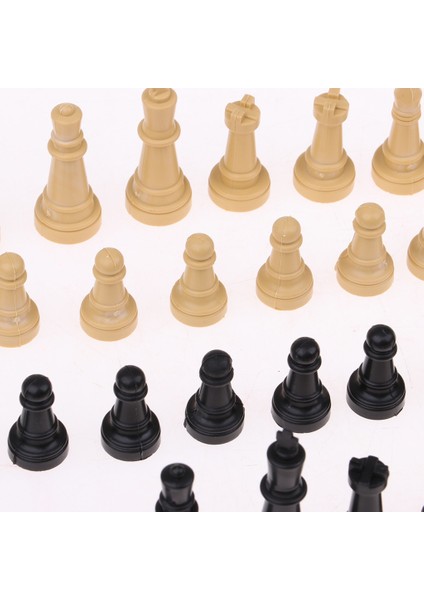 32 Pieces Plastic International Chess Set Clatandard Pieces For Chess Lover Gift Entertainment Toys (Yurt Dışından) fırsatları