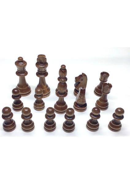 Ps Material KING77MM Style Handmade Wooden Chess Pieceschess Send Storage Bag Boardgame Accessories Chess Piece Set Child's Gift (Yurt Dışından) fırsatları