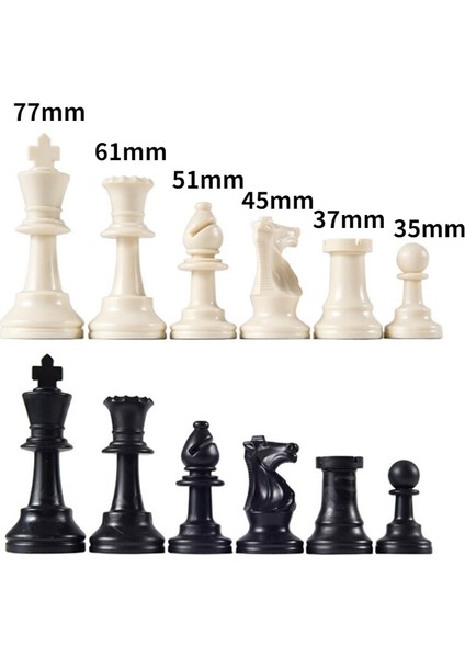 77 mm Tarzı Yüksek Li Satranç Oyunu Kral Yüksek Ajedrez Ortaçağ Satranç Seti Hiçbir Satranç Tahtası Ess Adet Çocuk Oyuncakları Oyun Oynamak (Yurt Dışından)