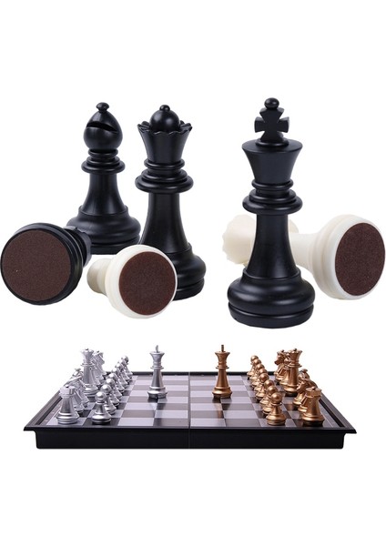 25 cm Altın Gümüş Tarzı 2021 Uluslararası Satranç Manyetik Katlama Satranç Tahtası Depolama Seyahat Gezileri Masası Carrom Oyunları Szachy Için Satranç Adamının Tam Seti (Yurt Dışından)