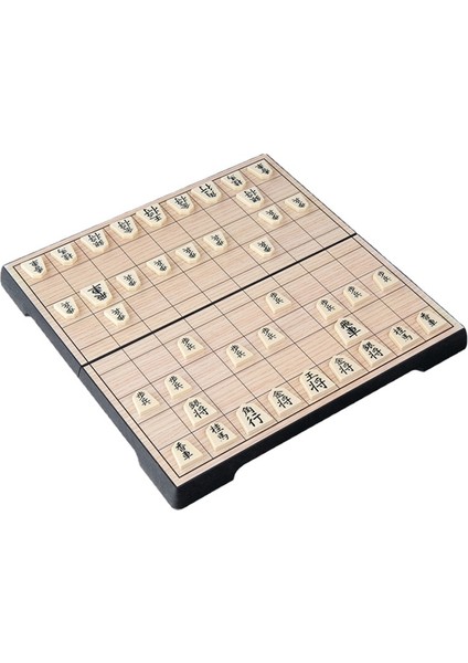 25 cm x 25 cm Stili Japon Satrancı Shogi Katlanır Manyetik Mıknatıs Fikri Tahta Oyunu Oyuncak Hediye Masa Oyunu Masada Oyun (Yurt Dışından)