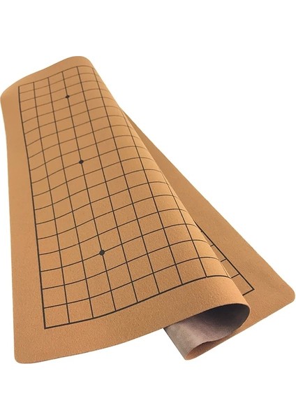 Yernea New Go Game Board Yüksek Li Deri Go Board Tek Taraflı Süet Deri 19 Line International Go Chess Weiqi (Yurt Dışından)