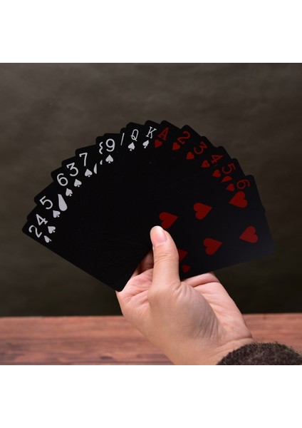 Resim Stili Olarak Li Suya Dayanıklı Pvc Plastik Oyun Kartları Seti Trend Güverte Poker Klasik Sihirli Hileler Aracı Sihirli Kutu Dolu (Yurt Dışından)