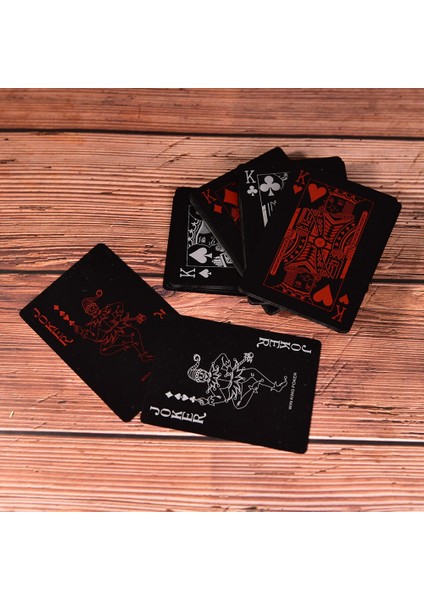 Resim Stili Olarak Li Suya Dayanıklı Pvc Plastik Oyun Kartları Seti Trend Güverte Poker Klasik Sihirli Hileler Aracı Sihirli Kutu Dolu (Yurt Dışından)
