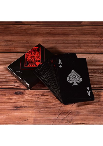 Resim Stili Olarak Li Suya Dayanıklı Pvc Plastik Oyun Kartları Seti Trend Güverte Poker Klasik Sihirli Hileler Aracı Sihirli Kutu Dolu (Yurt Dışından)
