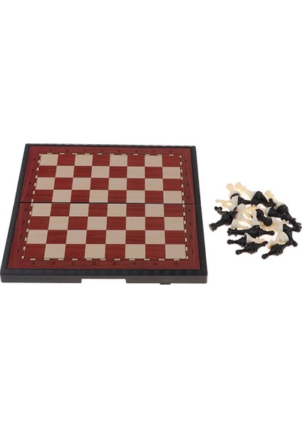 19X19CM Tarzı El Yapımı Uluslararası Satranç Seti Oyun Tahtası - Katlanır Manyetik Satranç Oyunu, Great Travel Satranç Seti, 2 Boyut Mevcut (Yurt Dışından) modelleri