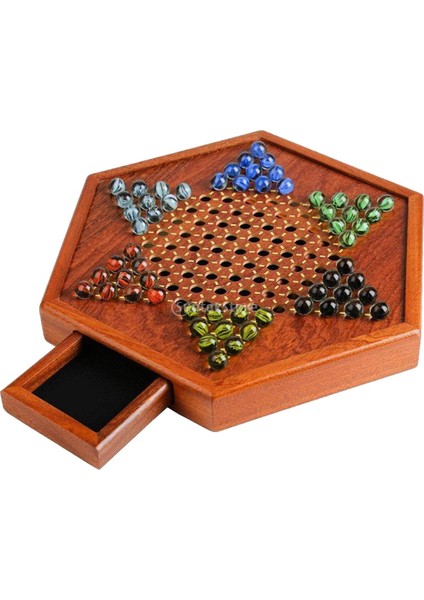 Bir Stil Woodeese Dama Satranç Tahtası Cam Parçaları Parti Oyun Koleksiyonu Kart Yuvası Depolama Yaşı 6+ (Yurt Dışından) modelleri