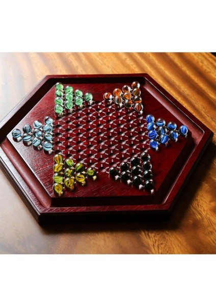 Bir Stil Woodeese Dama Satranç Tahtası Cam Parçaları Parti Oyun Koleksiyonu Kart Yuvası Depolama Yaşı 6+ (Yurt Dışından) fırsatları