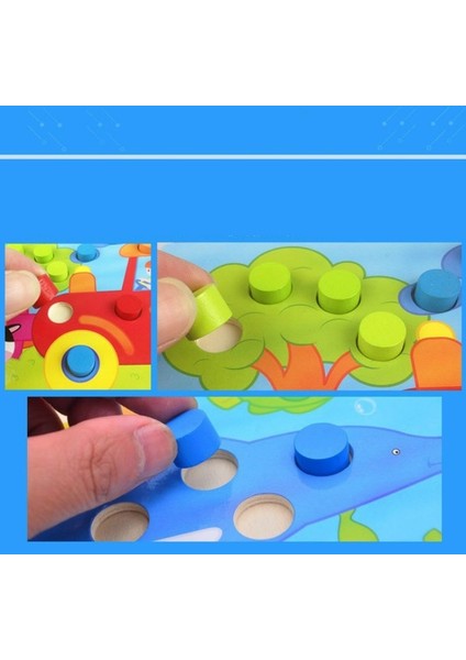 Ördek Stili Renk Biliş Kurulu Montessori Eğitici Oyuncaklar Çocuklar Için Ahşap Oyuncak Yapboz Erken Öğrenme Renk Maç Oyunu Çocuklar Bebek Oyuncakları (Yurt Dışından) indirimleri