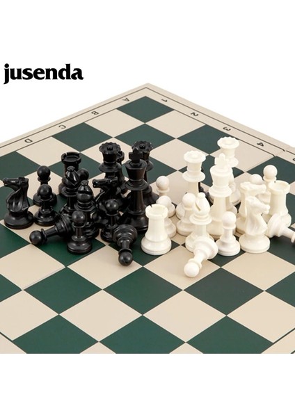 77MM 43CM Tahta Stiliyle Jusenda Satranç Seti 32 Ahşap Satranç Taşları Kurulu mm Klasik Ajedrez Profesyonel Çocuklar Için Taşınabilir Seyahat Oyunu Yetişkin Oyuncak (Yurt Dışından)