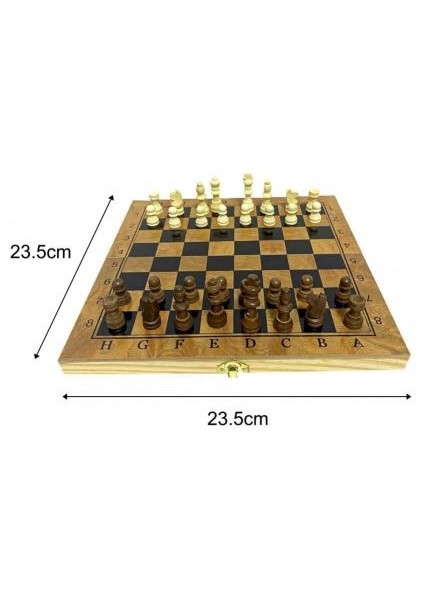 International Chess Style 23.5cm Vintage Che Katlanabilir Ahşap Taşınabilir Tavla Dama Hediyeler Için Satranç Taşları Dama Satranç Taşları (Yurt Dışından) fiyatları
