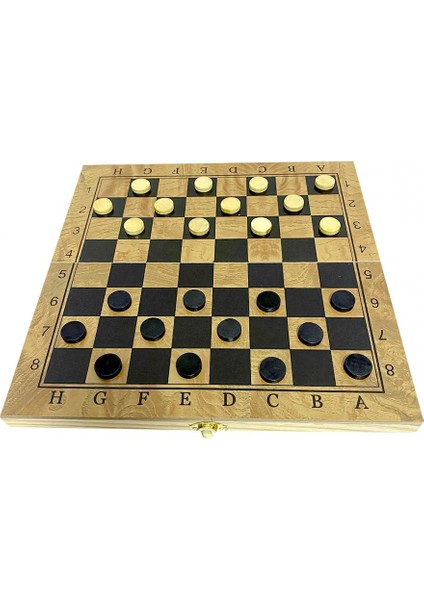 International Chess Style 23.5cm Vintage Che Katlanabilir Ahşap Taşınabilir Tavla Dama Hediyeler Için Satranç Taşları Dama Satranç Taşları (Yurt Dışından) fırsatları