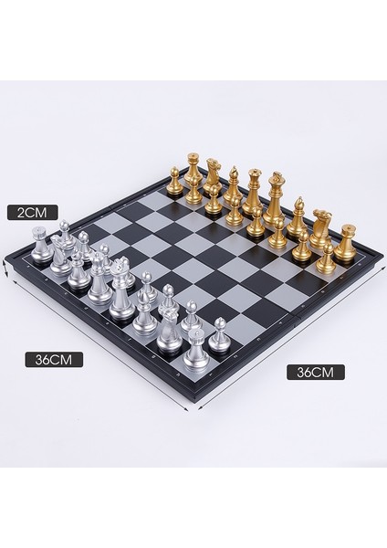 25CM Klasik 3810B Stili 1 Takım Altın Gümüş Siyah ve Beyaz Manyetik Satranç Dama Katlanabilir Satranç Tahtası Eğlence Satranç Kartı Oyunu Oyuncak Satranç Takımı (Yurt Dışından) fiyatları
