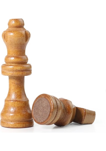 Ahşap Uluslararası Satranç Taşları Seti Kral Yüksekliği Satranç Oyunu Chessmen Rekabet Bulmaca Oyuncak Çocuk Hediyeleri (Yurt Dışından)
