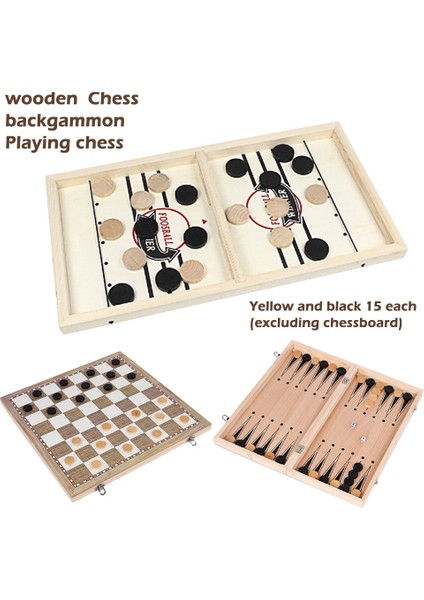2.4cm Set Stili Tahta Dama Tavla Çocuklar Için Satranç Taşları Masa Oyunu 2 Zar Günlük Tahta Oyunları Zeka Oyunları Tahtasız (Yurt Dışından)