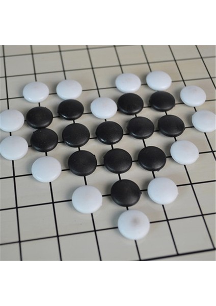Büyük Go Stili Satranç Gomoku Tek Dışbükey Manyetik Plastik Taş Seti ile Taşınabilir Manyetik Git Oyun Setleri Git Kurulu Parti Seyahat Balıkçılık Kaynağı (Yurt Dışından)