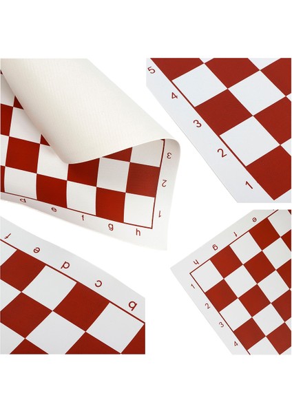 42X42CM Yeşil Stil 34.5X34.5CMCM Pvc Deri Turnuva Satranç Tahtası Çocuk Eğitici Oyunları Için Eğitici Satranç Tahtası # (Yurt Dışından)