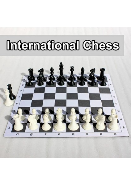 International Chess Style Vintage Satranç Oyma Katlanabilir Kolay Tutuşlu Inci Membran Çocuklar Çocuklar Için Satranç Taşları Ajedrez Profesional Tabuleiro De Xadrez (Yurt Dışından)
