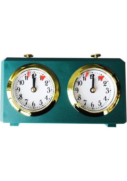Yeşil Stil Taşınabilir Mekanik Satranç Zamanlayıcı Saat Vintage Satranç Rekabet Kurulu Oyunu Eğlence Oyun Oynamak Için Saat (Yurt Dışından)
