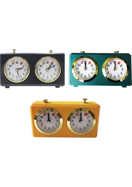Yeşil Stil Taşınabilir Mekanik Satranç Zamanlayıcı Saat Vintage Satranç Rekabet Kurulu Oyunu Eğlence Oyun Oynamak Için Saat (Yurt Dışından) fiyatları