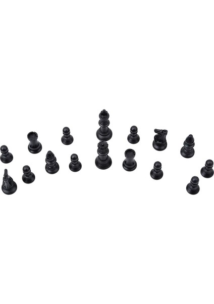 Ortaçağ Satranç Taşlarıplastik Komple Satranç Adamları Uluslararası Kelime Satranç Oyunu Eğlence Siyah Beyaz 64MM (Yurt Dışından) modelleri