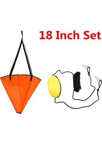 18 Inçlik Set Stili Ock Deniz Çapa Teknesi 30FT Kayık ile Paraşüt Freni Çapa Çekme Hattı Atma Hattı Şamandıra Topu Balıkçı Teknesi (Yurt Dışından)