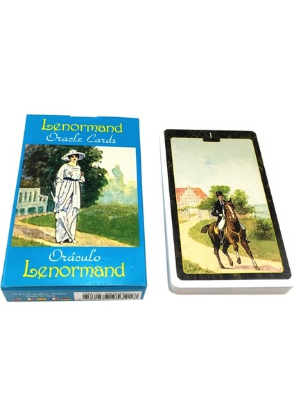 N0HA Lenormand Oracle Kartları Ingilizce Sürüm Tarot 44-Kart Güverte Kehanet Kader Masa Oyunu Aile Partisi (Yurt Dışından)
