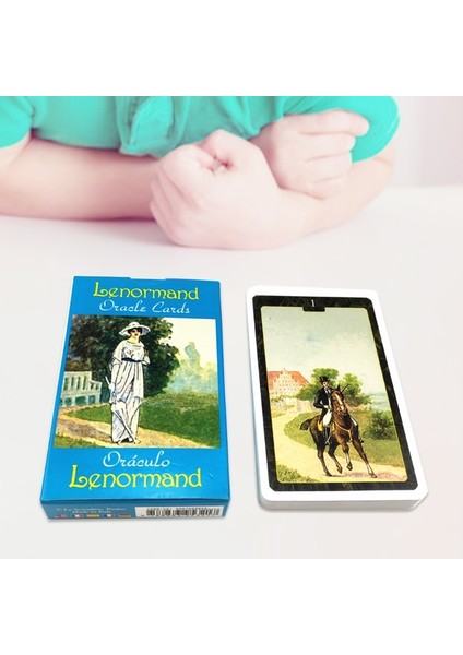 N0HA Lenormand Oracle Kartları Ingilizce Sürüm Tarot 44-Kart Güverte Kehanet Kader Masa Oyunu Aile Partisi (Yurt Dışından)