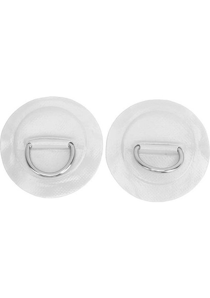 4 Adet Beyaz Stil 4 Adet Çap 8 cm D Halka Padpatch Paslanmaz Çelik Pvc Şişme Bot Raft Bot Kano Kayık Sörf Tahtası Kravat Aşağı Yeni (Yurt Dışından)
